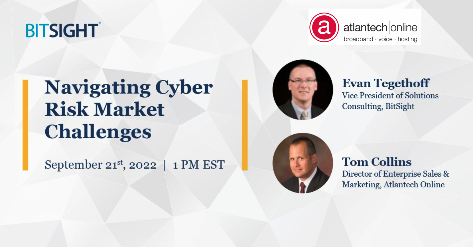 Atlantech Online Security Awareness Webinar - Navigating Cyber Risk Market Challenges